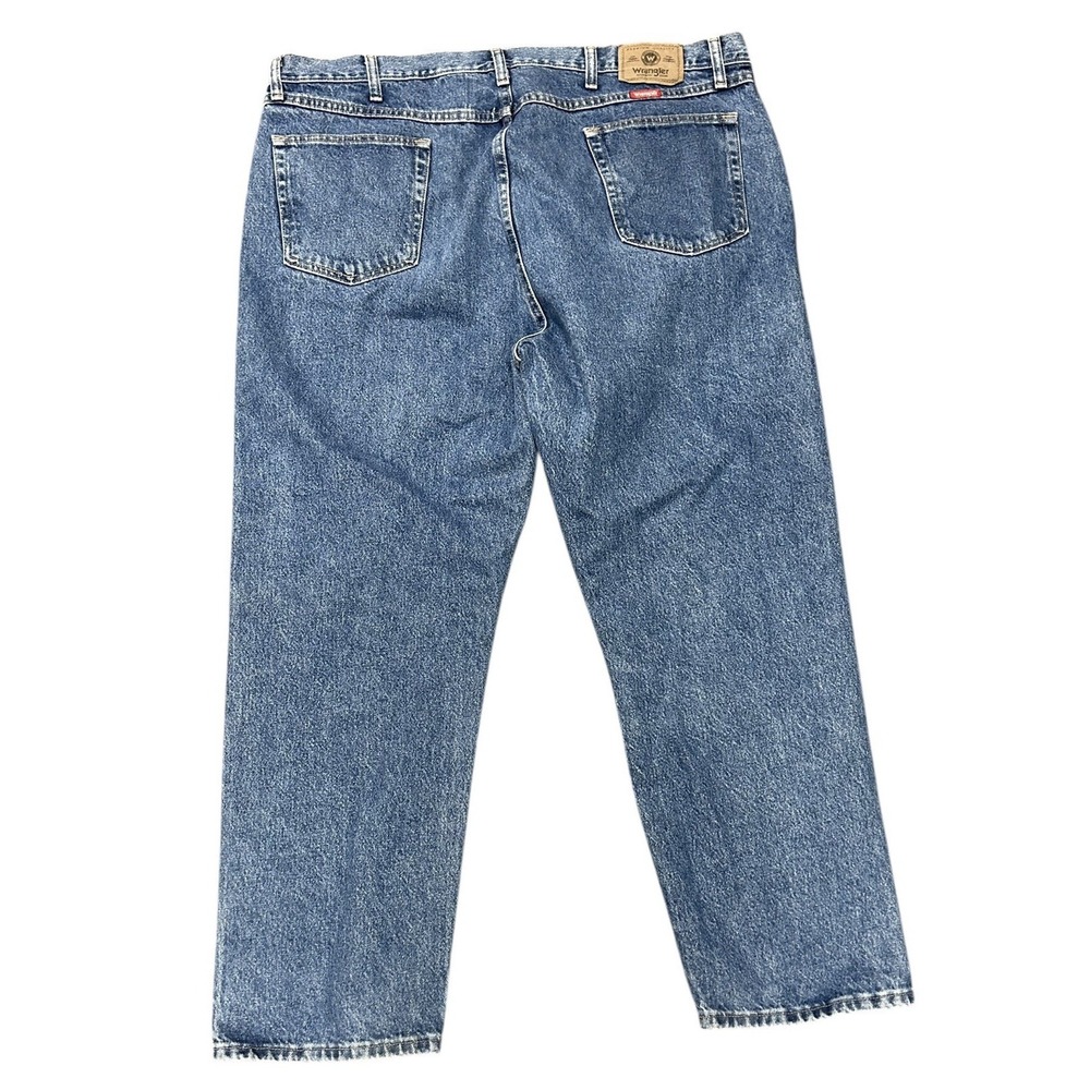 Wrangler‎ Jeans 44x29 Regular Fit Medium Wash Denim Straight Leg Classic Mens